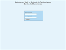 Tablet Screenshot of intern.diakonie-kreis-re.de